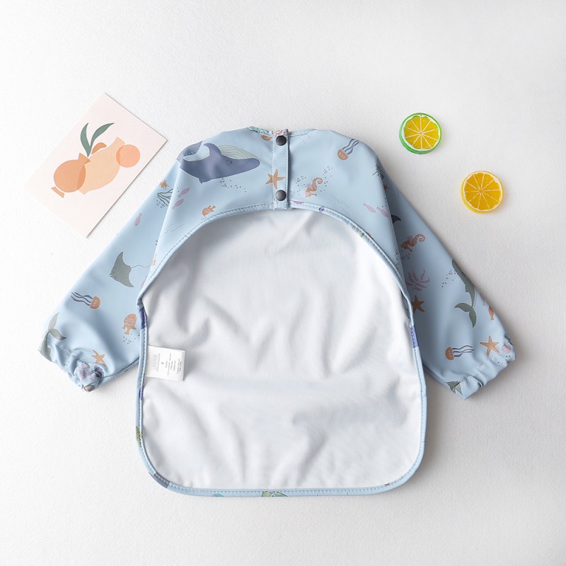 Baby Bibs Supplier - Custom Long Sleeved with Pocket
