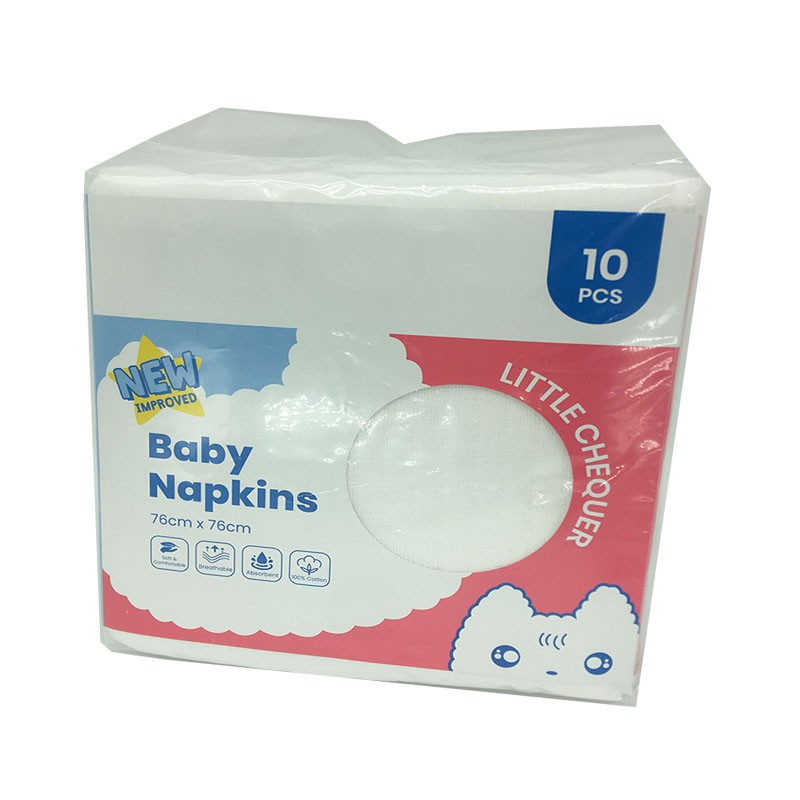 Muslin Cloth Manufacturer - 100% Cotton Raw White 80x80cm