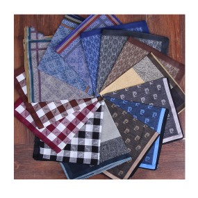 Pocket Square Manufacturer - Wholesale 100% Cotton Custom Men