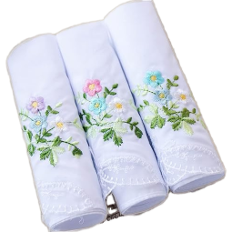 Ladies Handkerchiefs Factory - Wholesale 60s Cotton Vintage