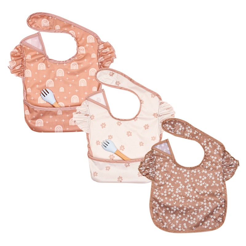 Baby Bibs Factory - Coola Peach Waterproof Light Weight