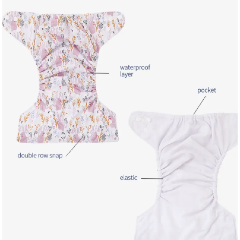 Cloth Diaper Factory - Coola Peach Recycled 2 Pack Pocket