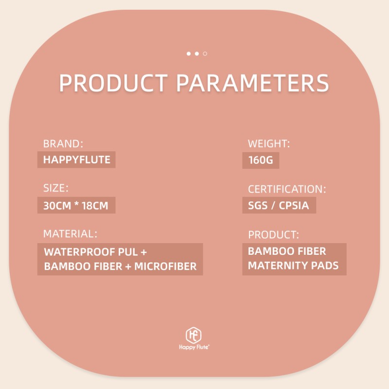 Nursing Pad Factory - Moramona Washable Waterproof Polyester