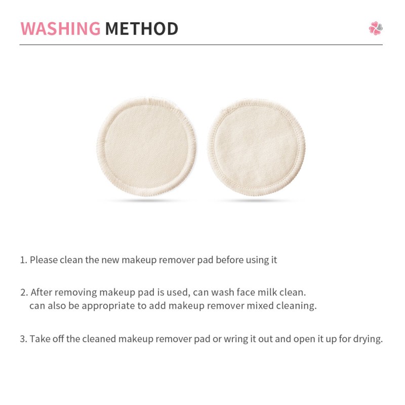 Makeup Remover Pads Supplier - Mora Mona 5pcs/pack Bamboo