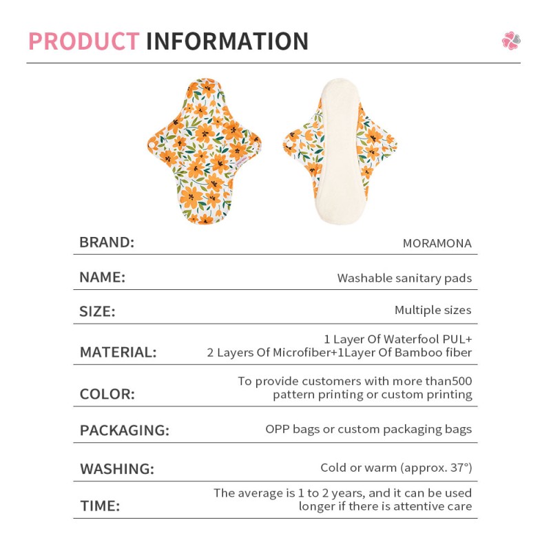 Sanitary Pad Factory - Mora Mona Cloth Bamboo Charcoal