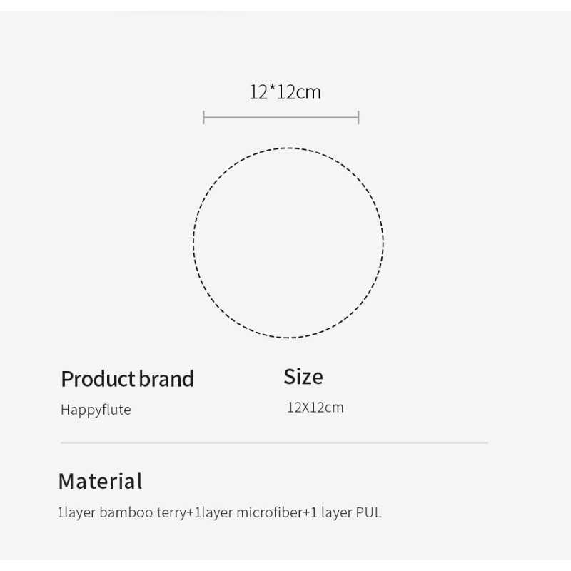 Nursing Pads Manufacturer - Moramona Reusable Bamboo 6