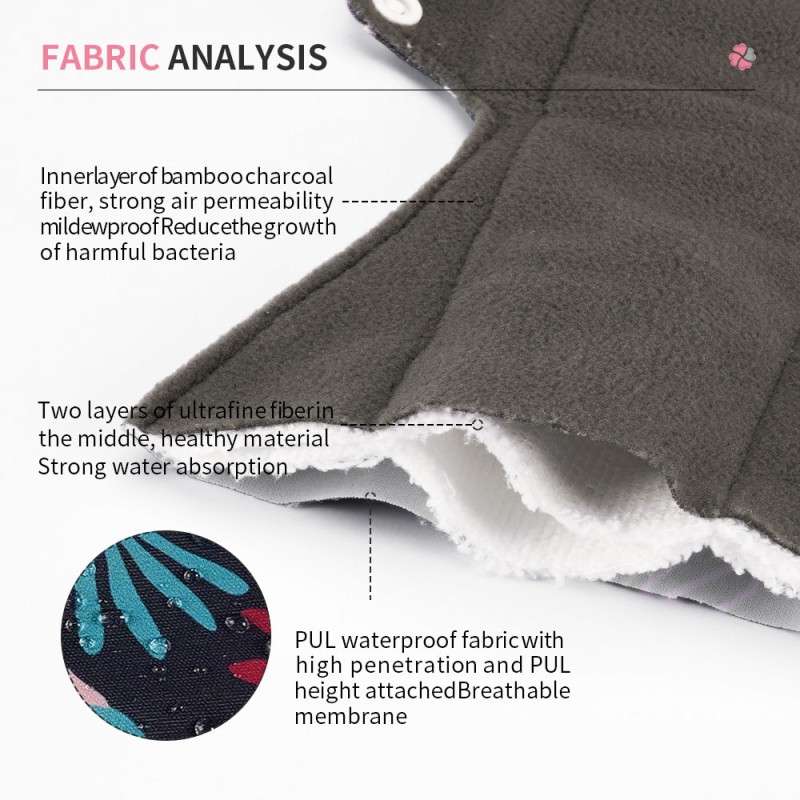 Sanitary Napkin Supplier - Moramona Bamboo Charcoal 5 Pcs