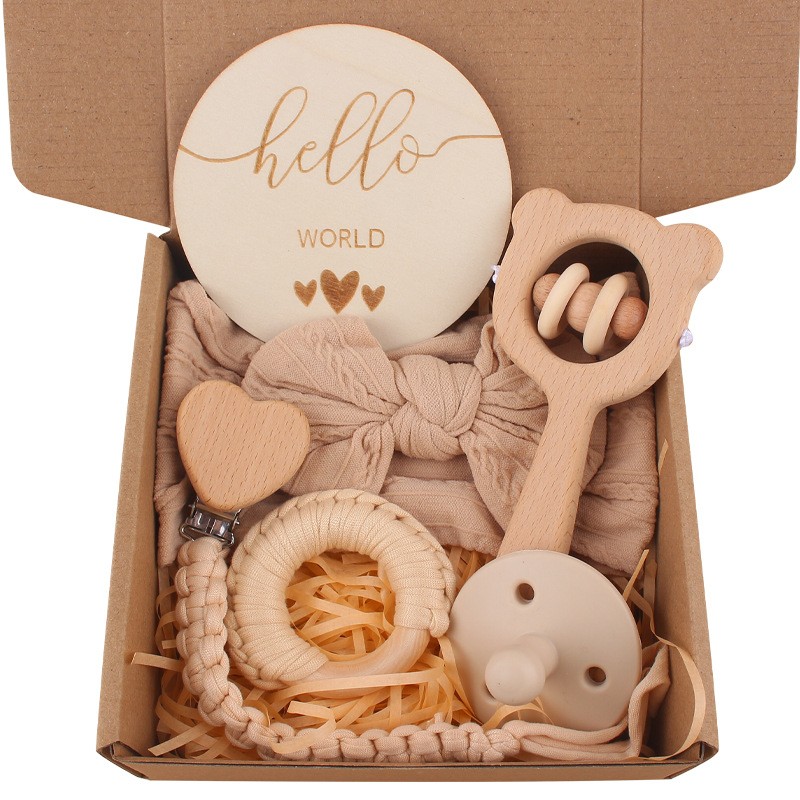 Baby Gift Set Supplier - Newborn Beech Teether Headband