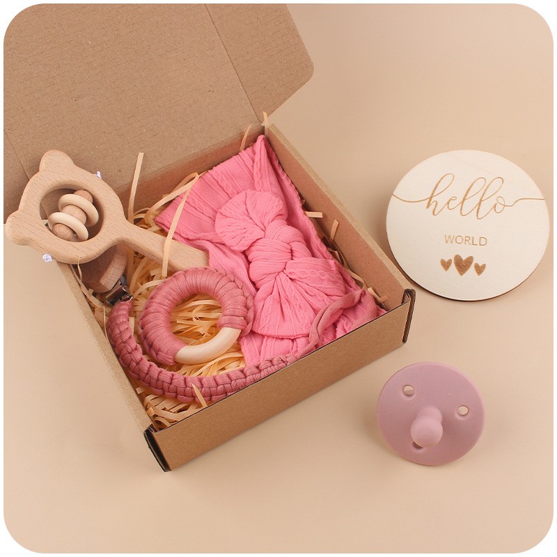 Baby Gift Set Supplier - Newborn Beech Teether Headband
