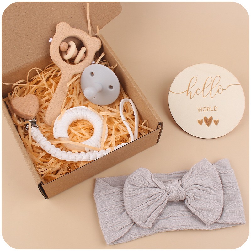 Baby Gift Set Supplier - Newborn Beech Teether Headband