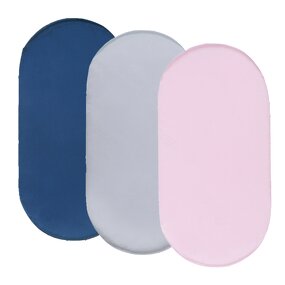 Bassinet Sheet Set Supplier - 3PCS Fitted Oval Hourglass