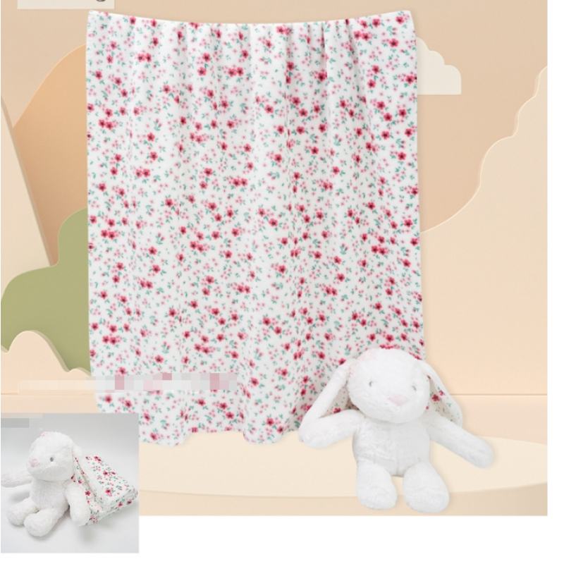 Nursing Toy Manufacturer - Gift Box Bear Flannel Blanket