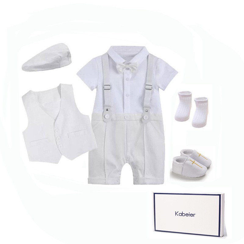 Infant Outfit Factory - Boy Gentleman Suit Beret Hat