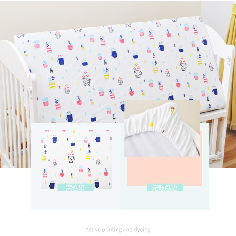 Crib Sheet Manufacturer - Elastic Fitted 100% Cotton