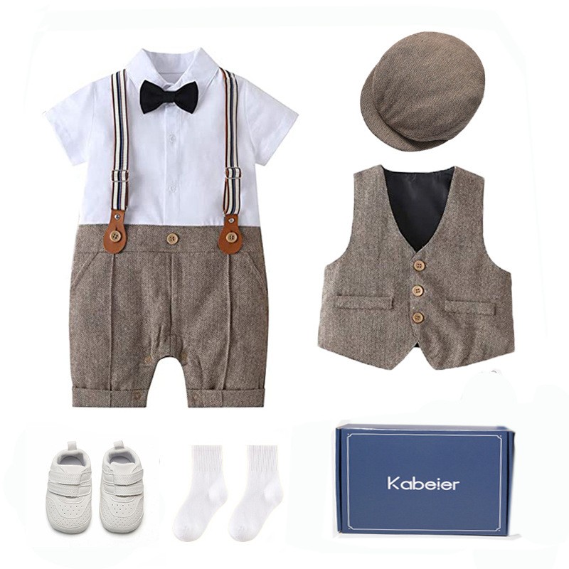 Baby Clothes Set Manufacturer - Boy Gentleman Outfit Collared