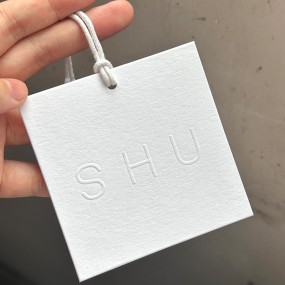 Clothing Labels Manufacturer - Custom Embossing Logo Art Paper Hang Tag