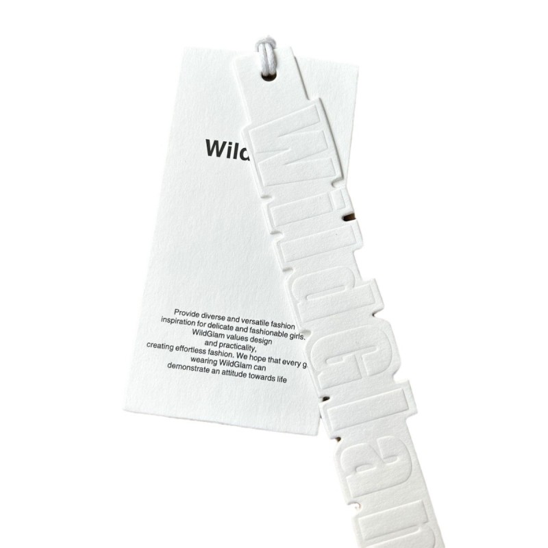 Clothing Price Tag Manufacturer - Thickened Writable Cotton Art Paper Custom Label