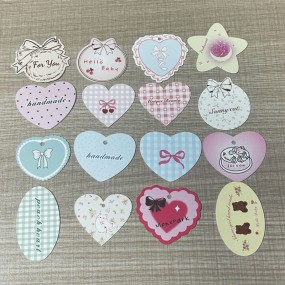 Irregular Hang Tag Manufacturer - Custom Phone Shell Hair Rope Broken Flowers Design