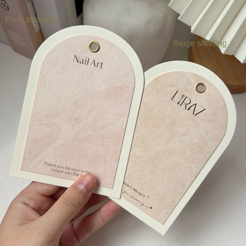 Press On Nail Display Card Manufacturer - Custom Art Paper Packaging with Dust Bag