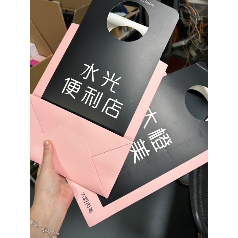 Art Paper Bag Manufacturer - Custom Ribbon Handle Clothing Shopping Gift Bag