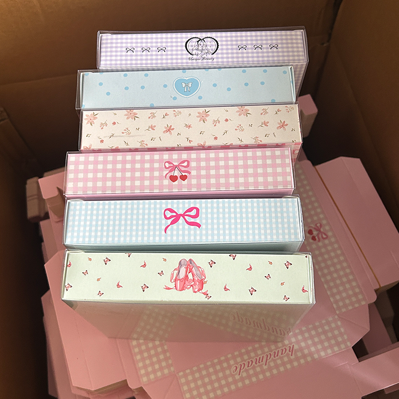 Hair Tie Gift Box Manufacturer - Custom Clear PVC Cover Display Packaging Wholesale