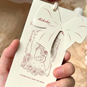 Clothing Hang Tag Manufacturer - Custom Logo Price Label for Pajamas Wholesale
