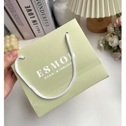 Jewelry Paper Bag Manufacturer - Custom Rope Handle Fashion Gift Package Surface Texture
