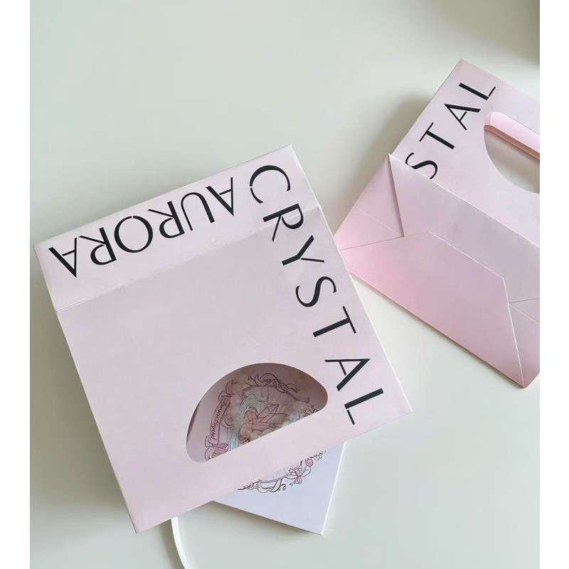 Shopping Paper Bag Manufacturer - Custom Portable Jewelry Storage Gold Foil Logo