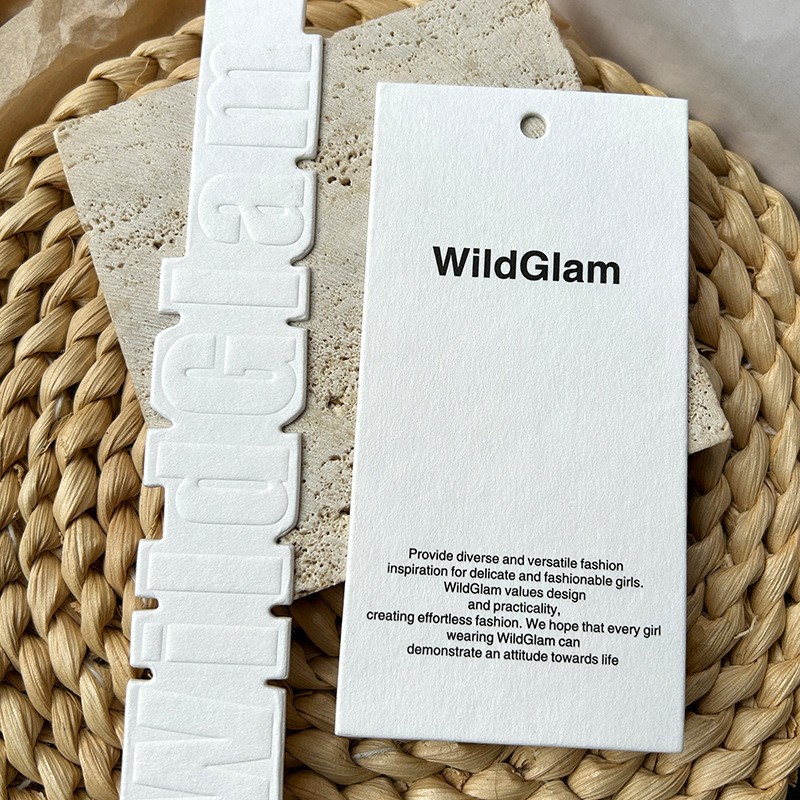 Clothing Price Tag Manufacturer - Thickened Writable Cotton Art Paper Custom Label