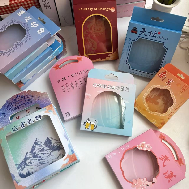 Double Insert Box Manufacturer - Custom Coated Paper Hanging Ear Packaging Transparent Window
