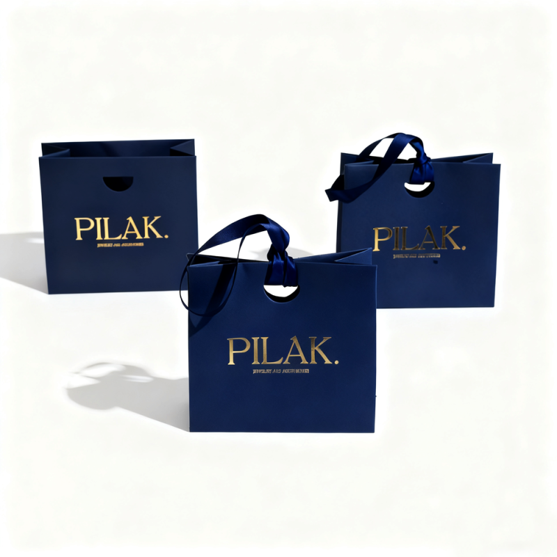 Jewelry Gift Bag Factory - Custom Printed Paper Bag with Bow