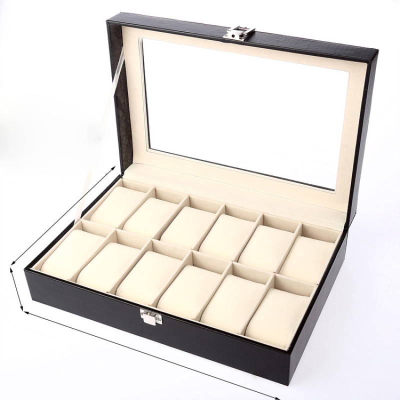 Watch Storage Box Manufacturer - Custom 6/12 Slots PU Leather