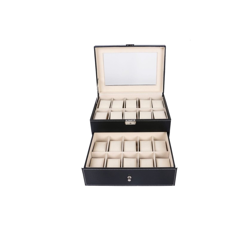 Watch Storage Box Manufacturer - Custom 6/12 Slots PU Leather