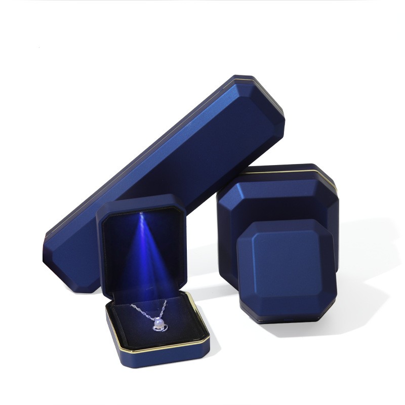 LED Jewelry Box Manufacturer - Custom Octagonal Spray Paint Design