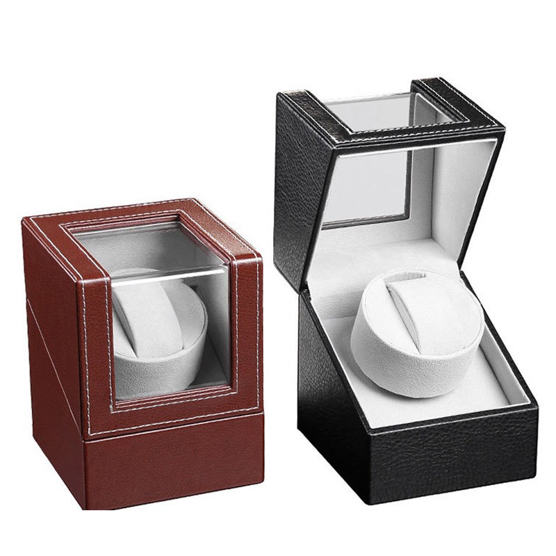 Watch Winder Factory - Leather Wooden Automatic Motor Case