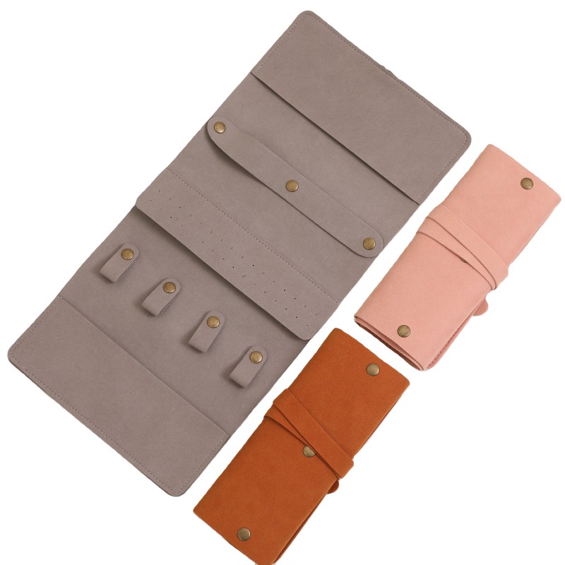 Jewelry Roll Factory - Foldable 1.4mm Microfiber Travel Organizer