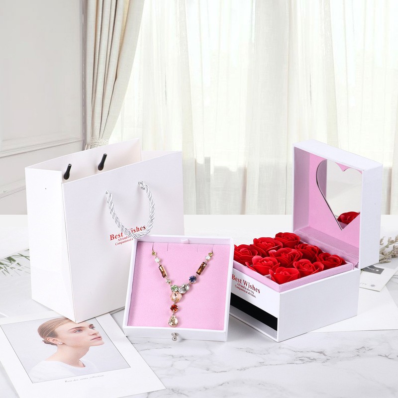 Gift Box Manufacturer - Custom Paper Flower Round Box