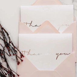 Birthday Cards Factory - Custom Gold Foil Thank You Cards