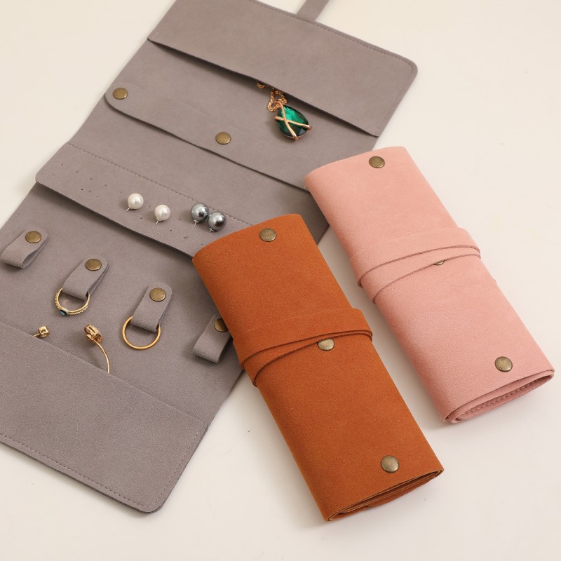Jewelry Roll Factory - Foldable 1.4mm Microfiber Travel Organizer