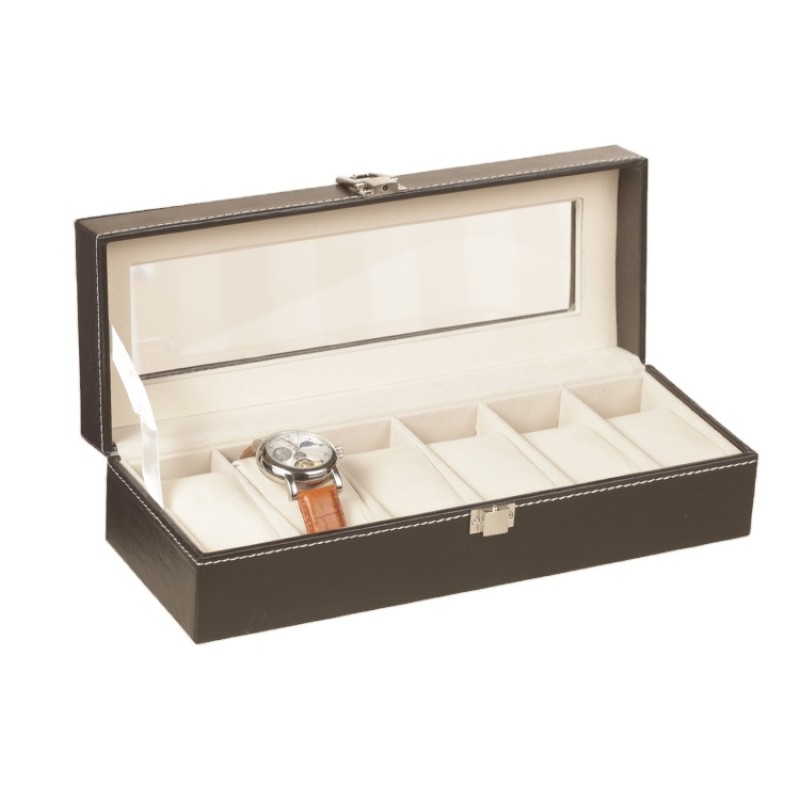 Watch Storage Box Manufacturer - Custom 6/12 Slots PU Leather