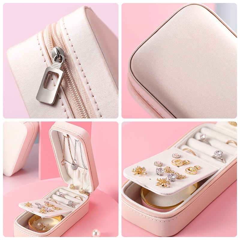 Travel Jewelry Case Factory - Leather Carrying Organizer Bag