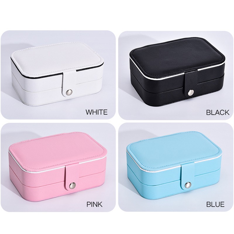 Jewelry Organizer Factory - Portable Leather Case with Mirror