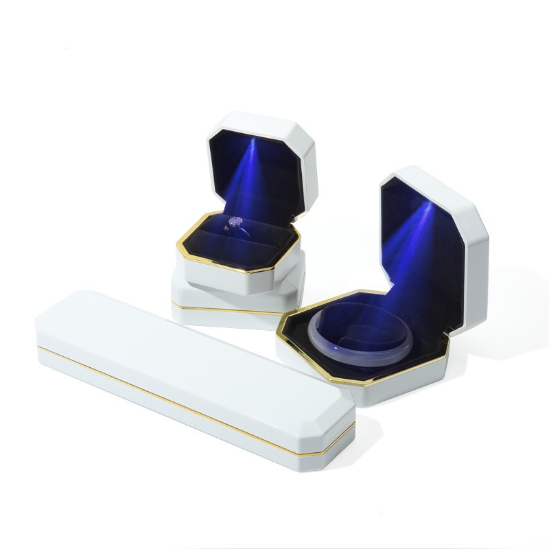 LED Ring Box Factory - Velvet Leather Jewelry Storage with Lights