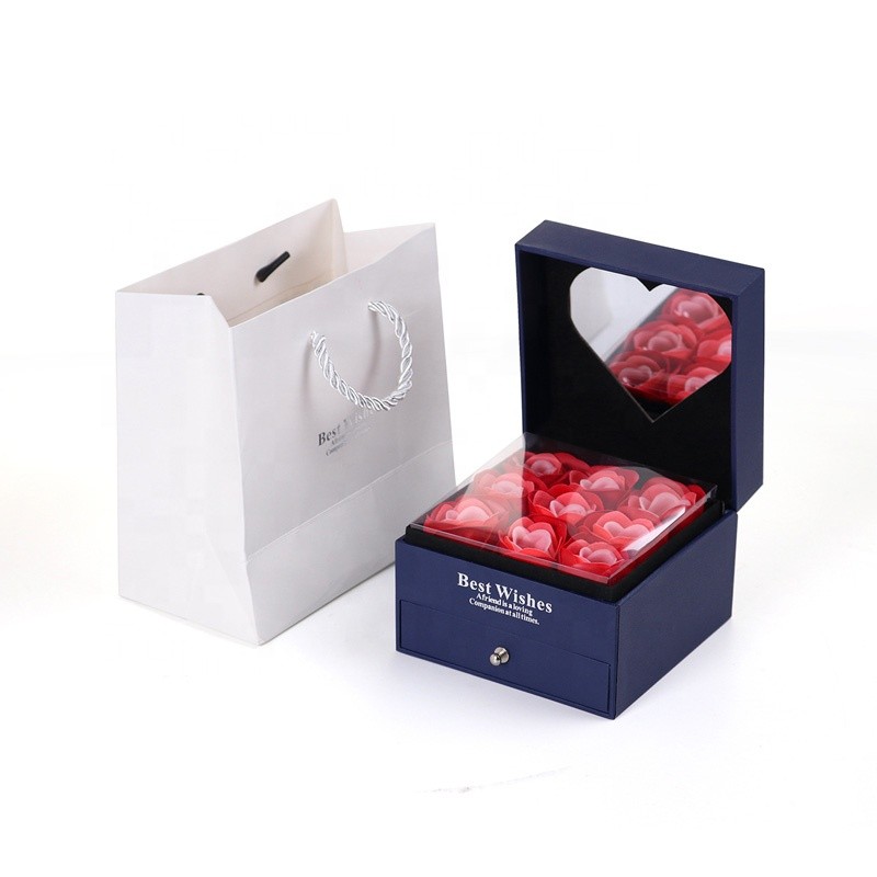 Gift Box Manufacturer - Custom Paper Flower Round Box