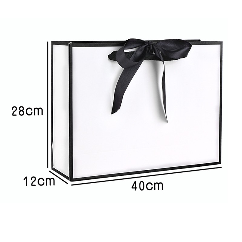 Packaging Paper Bag Factory - Custom Ribbon Handle Luxury