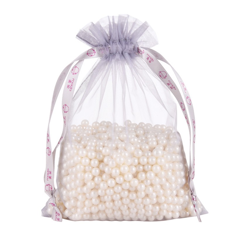 Jewelry Gift Bag Factory - Cotton Mesh Drawstring Pouch