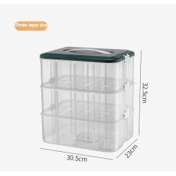 Toy Storage Container Manufacturer - Multi-Layer Rectangle for Kids Dolls Blocks