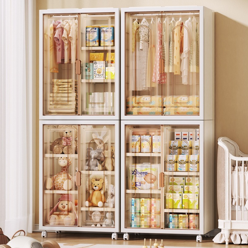 Storage Wardrobe Manufacturer - Large Volume Plastic Multifunction Foldable for Kids