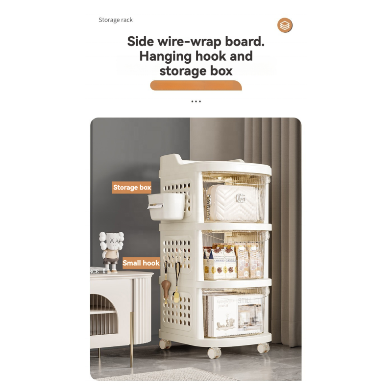 Storage Trolley Manufacturer - Wholesale 5-Layer Standing Type with Handle