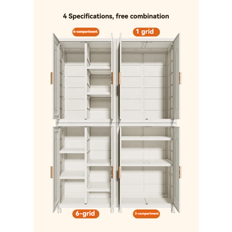 Home Wardrobe Manufacturer - High Strength Plastic Folding Storage Cabinet
